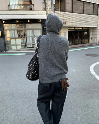 Wool Melange Simple Knit