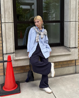 Vivid Overfit Long-Sleeve Shirt