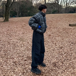 Quilted string pants