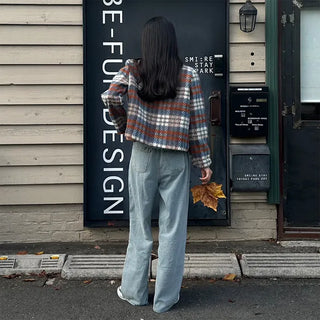 Wide-fit denim pants