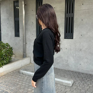 Cashmere Round Cardigan