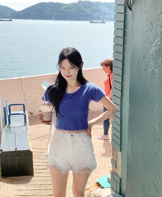 Distressed shorts (4 colors)