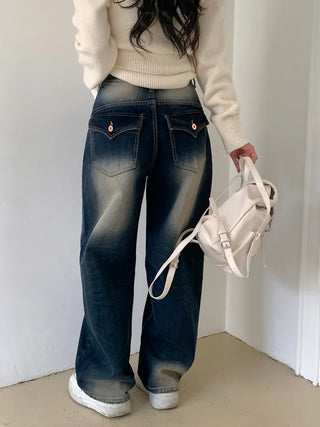 Simple leather backpack