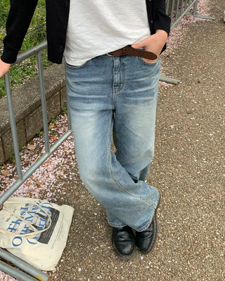 Unique leather style belt