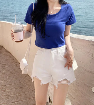 Distressed shorts (4 colors)