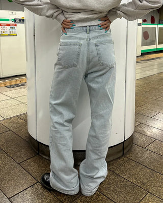 Straight Light Denim Jeans