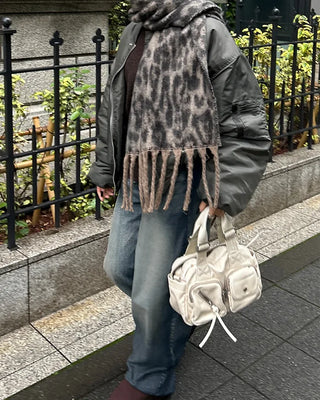 (Unisex) Gathered Sleeve Military Blouson