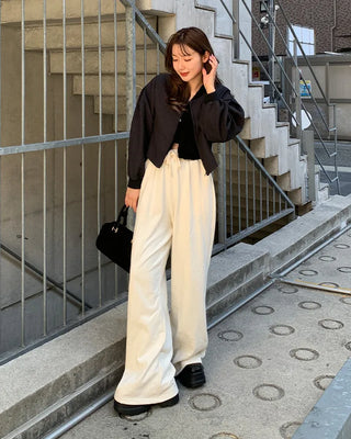 Balloon Sleeve Embossed Jumper