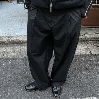 Striped slacks