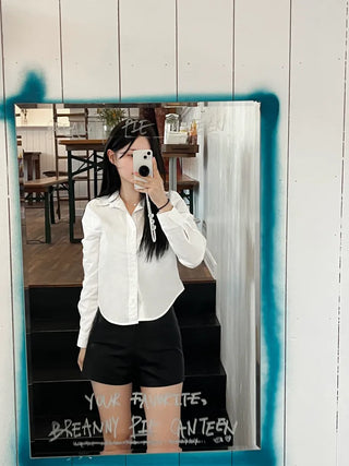 Semi-cropped shirt (3 colors)