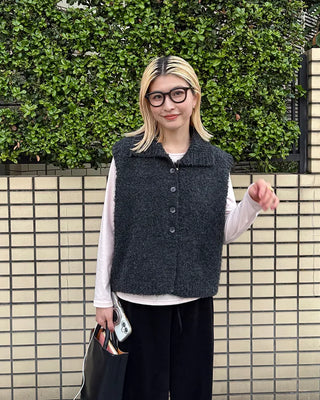 Round neck simple long T-shirt