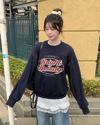 Lettering Point Sweatshirt