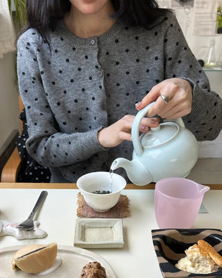 Polka Dot Round Cardigan