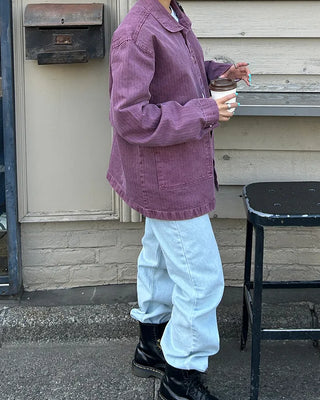 Washed Work Shirt Jacket