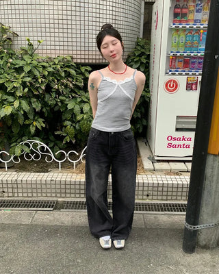 Ribbon ballemour point sneakers