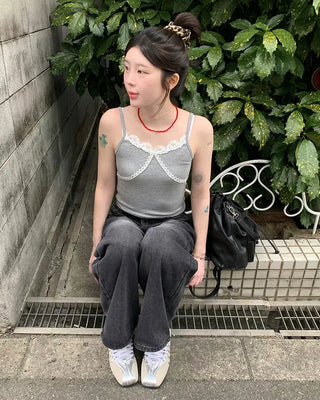 Lace slim camisole