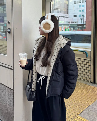 Sheepskin earmuffs