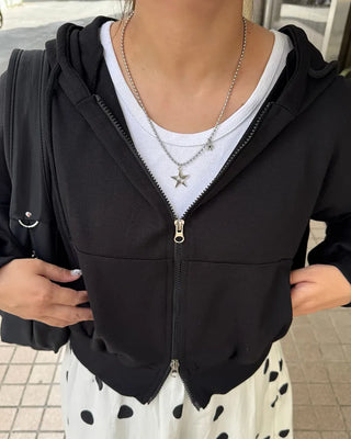 Punching Star Necklace