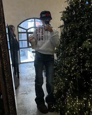 Point Wash Flare Denim Pants