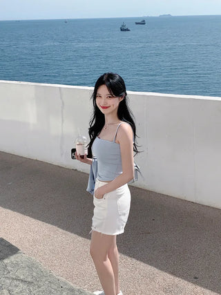 [SET] Sleeveless Bolero Set (7 colors)