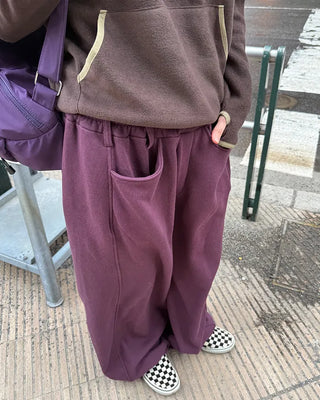 Fleece-lined balloon sweatpants