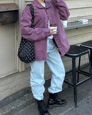 Washed Work Shirt Jacket