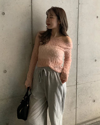 Lace see-through T-shirt