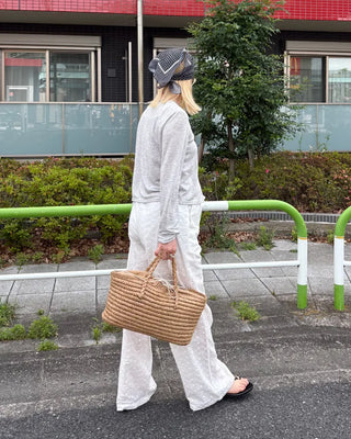 Rattan Square Handbag