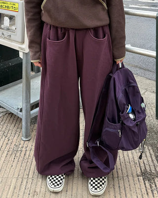 Fleece-lined balloon sweatpants