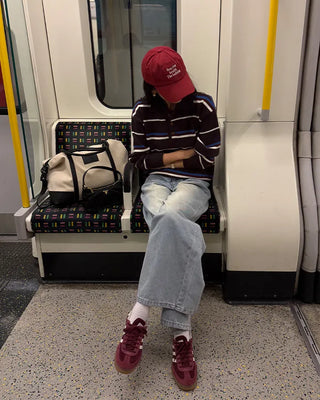 Washed wide denim pants