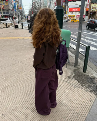 Fleece-lined balloon sweatpants