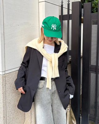 Off-shoulder cotton T-shirt