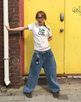 (ORIGINAL) Lucky Glow Clover T-Shirt