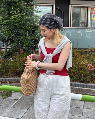 Rattan Square Handbag