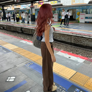 Wide cotton pants