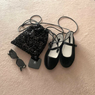Sequined mini bag