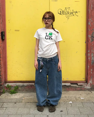 (ORIGINAL) Loose Fit Denim Pants