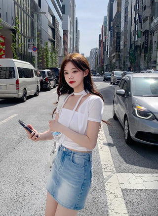 [3-piece set] Summer Cat Top Bolero Set (5 colors)
