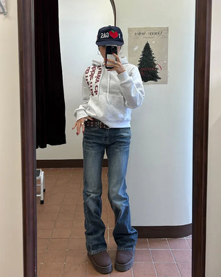 Point Wash Flare Denim Pants