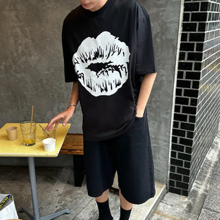 Pigmented Wide Cotton Half Pants