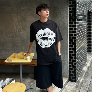 Pigmented Wide Cotton Half Pants