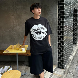 Pigmented Wide Cotton Half Pants
