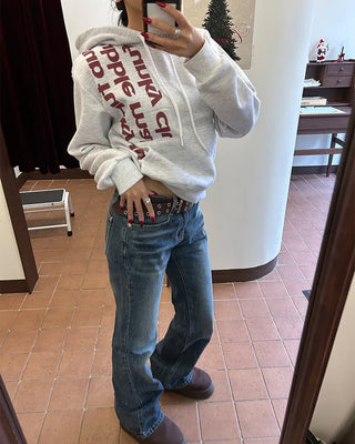 Point Wash Flare Denim Pants