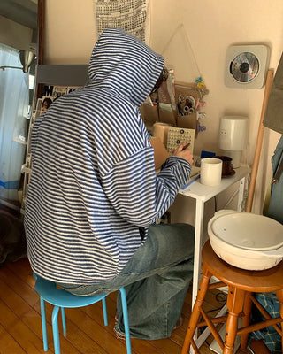 Border Warmer Half-Zip Knit