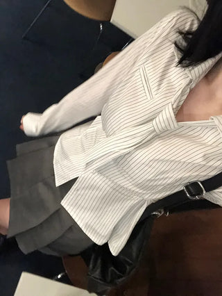 [Belt Set] Basic Pleated Skirt