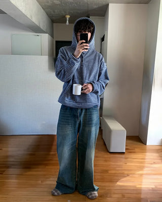 Border Warmer Half-Zip Knit