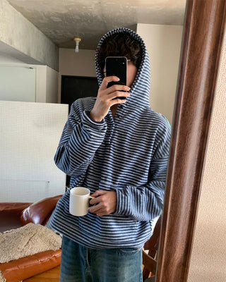 Border Warmer Half-Zip Knit