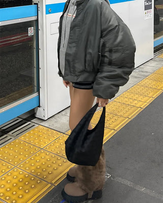 Dot Hobo One-Shoulder Bag