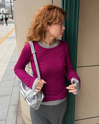 Layered Tencel T-shirt