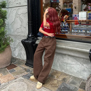 Wide cotton pants